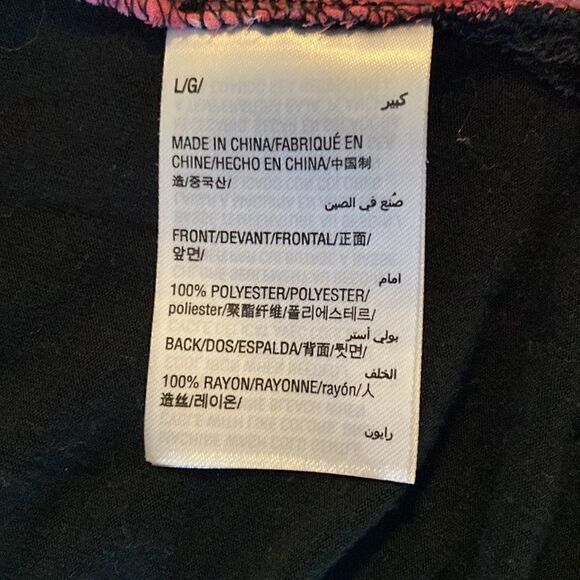 I-N-C international concepts Large blouse pink floral flowers large blouse black - Picture 4 of 5